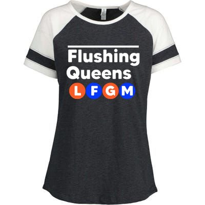 LFGM Sign Shirt Enza Ladies Jersey Colorblock Tee