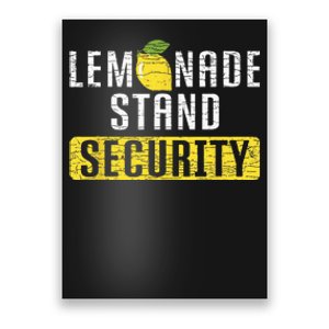 Lemonade Stand Security Poster