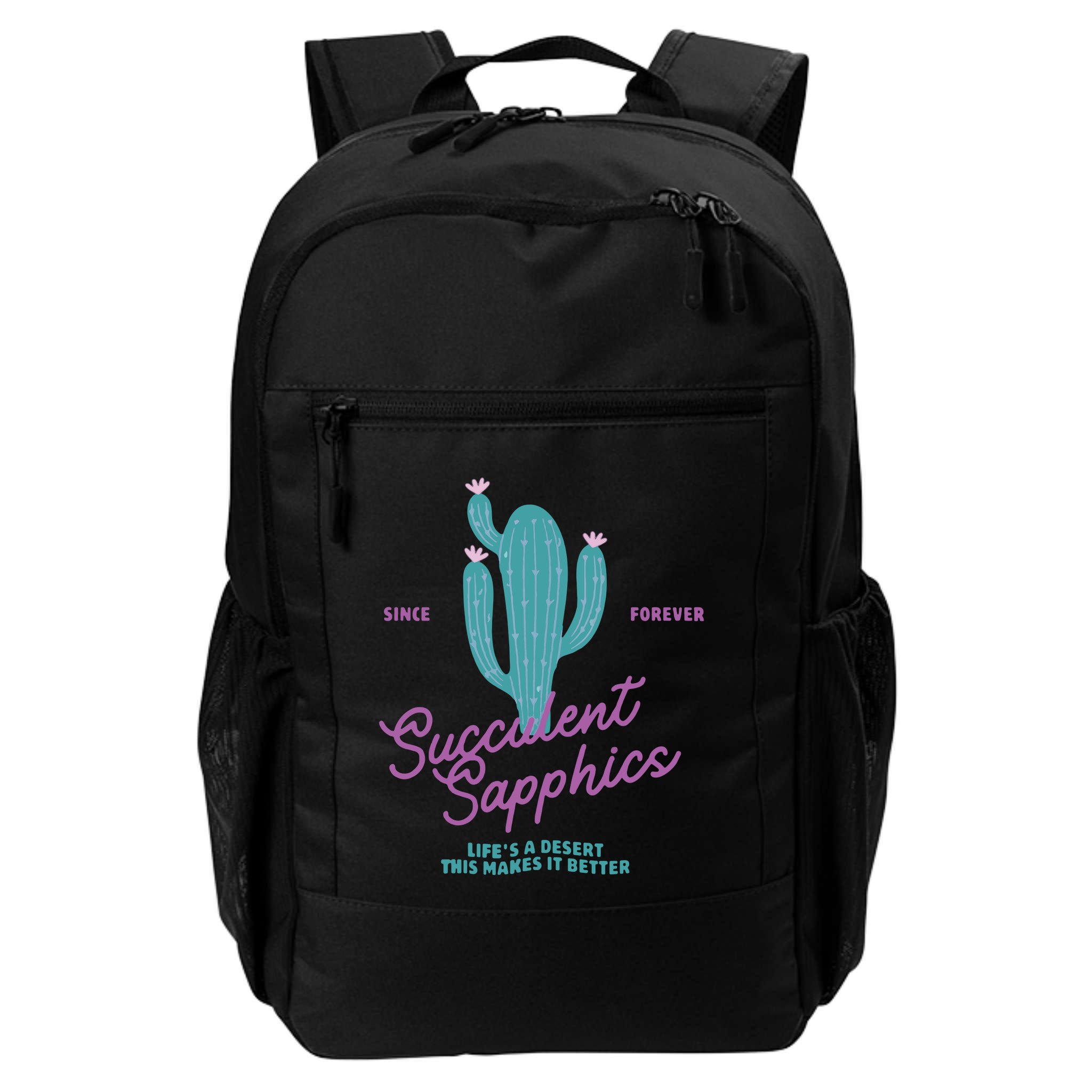 Lesbian Succulent Sapphics Plant Lesbian Backpack
