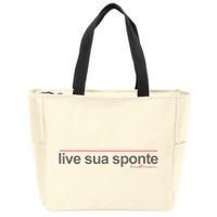 Live Sua Sponte By Lawphrases Zip Tote Bag