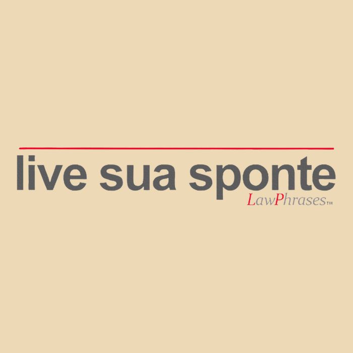 Live Sua Sponte By Lawphrases Zip Tote Bag