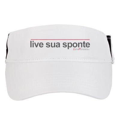 Live Sua Sponte By Lawphrases Adult Drive Performance Visor