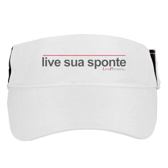 Live Sua Sponte By Lawphrases Adult Drive Performance Visor