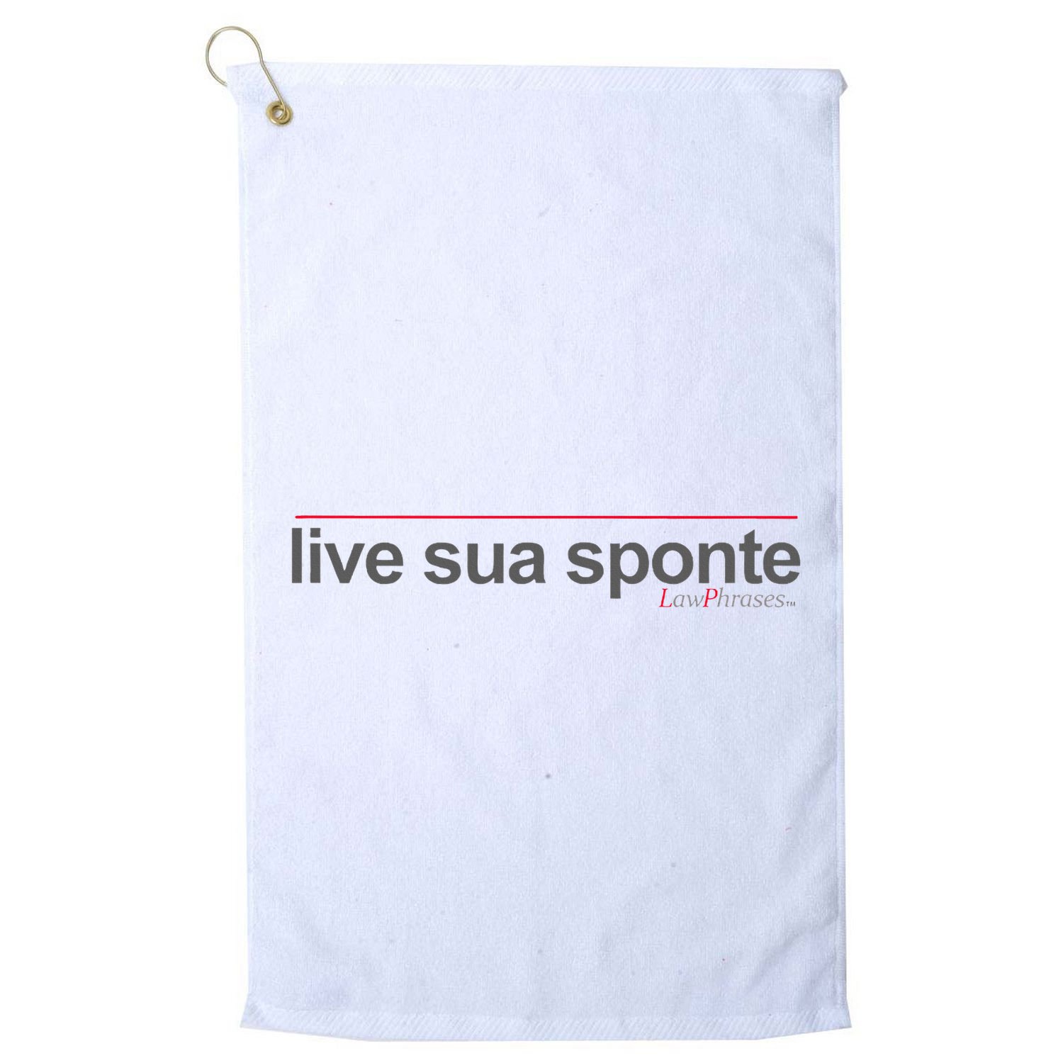 Live Sua Sponte By Lawphrases Golf Towel