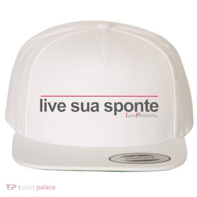 Live Sua Sponte By Lawphrases Wool Snapback Cap