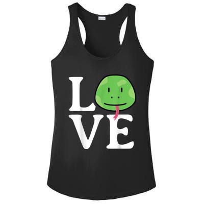 LOVE Snakes | Snake Lover | Cool Snake Ladies PosiCharge Competitor Racerback Tank