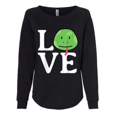 LOVE Snakes | Snake Lover | Cool Snake Womens California Wash Sweatshirt