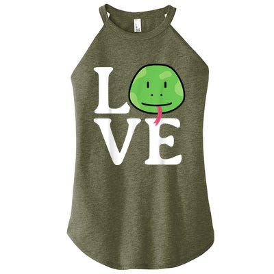 LOVE Snakes | Snake Lover | Cool Snake Women’s Perfect Tri Rocker Tank