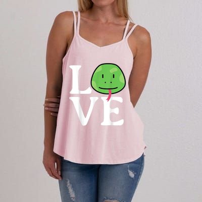 LOVE Snakes | Snake Lover | Cool Snake Women's Strappy Tank