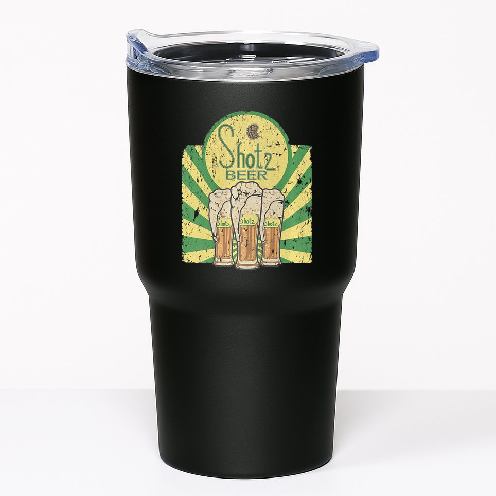 Laverne & Shirley Shotz Beer Funny Classic TV Tumbler