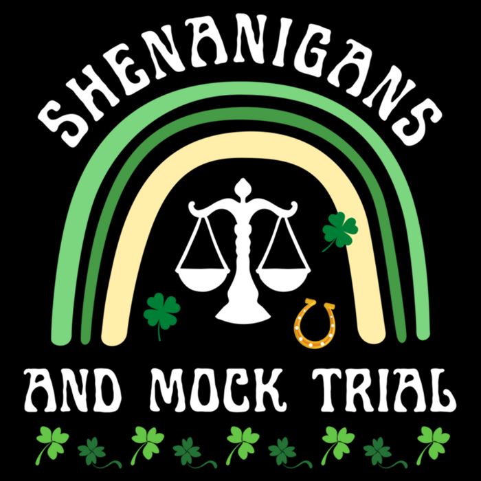 Law School St Patrick's Day Shenanigans And Mock Trial Gift Sustainable Bucket Hat