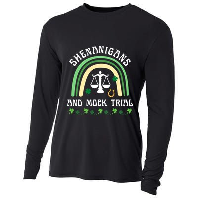 Law School St Patrick's Day Shenanigans And Mock Trial Gift Cooling Performance Long Sleeve Crew
