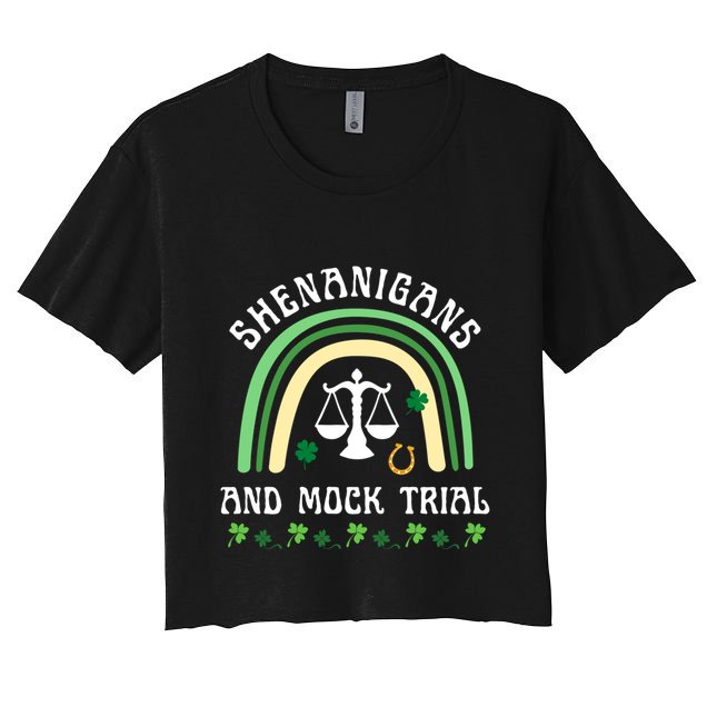 Law School St Patrick's Day Shenanigans And Mock Trial Gift Crop Top