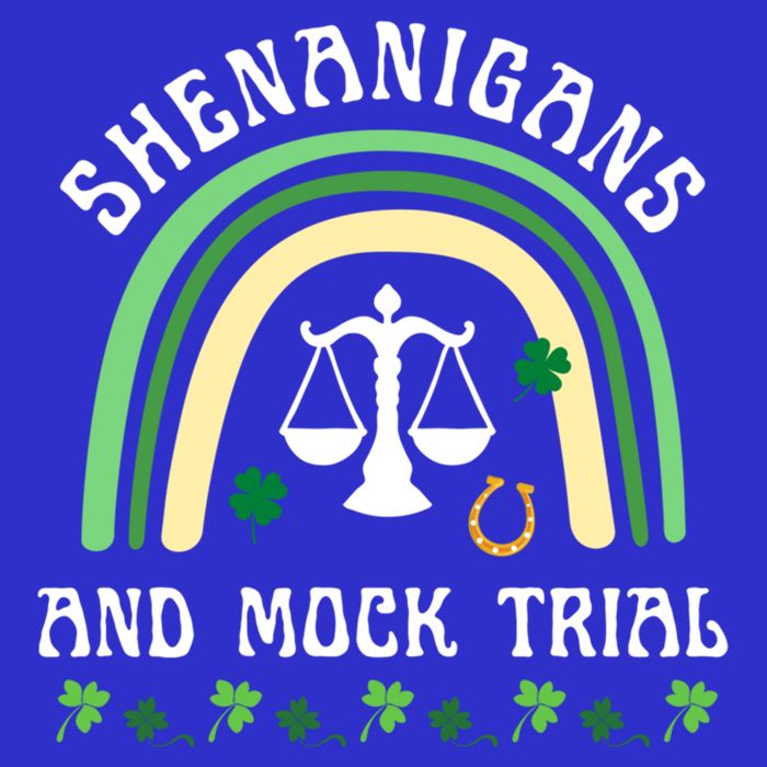 Law School St Patrick's Day Shenanigans And Mock Trial Gift Apron