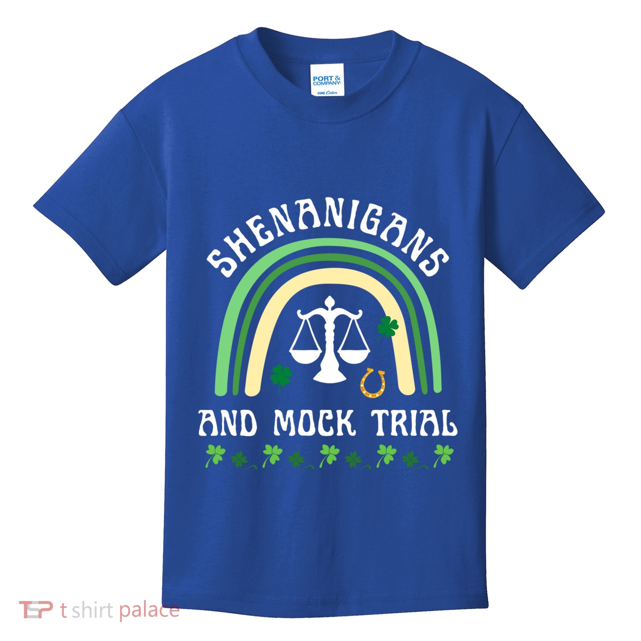 Law School St Patrick's Day Shenanigans And Mock Trial Gift Kids T-Shirt