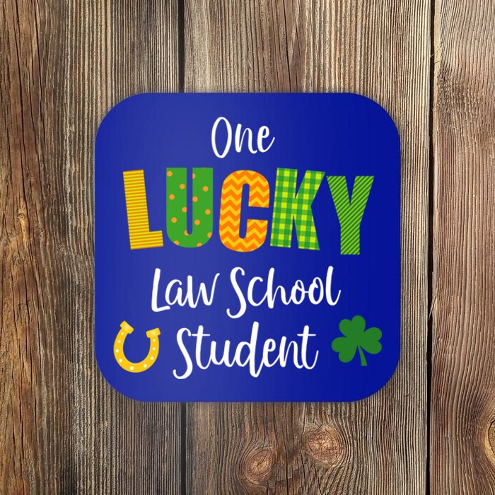 Law School Student St Patrick's Day Irish Shamrock Lawyer Meaningful Gift Coaster