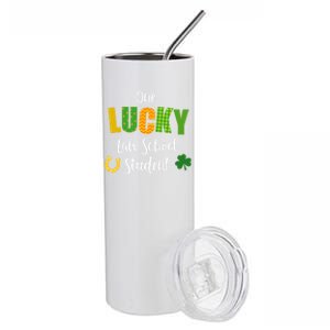 Law School Student St Patrick's Day Irish Shamrock Lawyer Meaningful Gift Stainless Steel Tumbler