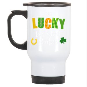 Law School Student St Patrick's Day Irish Shamrock Lawyer Meaningful Gift Stainless Steel Travel Mug