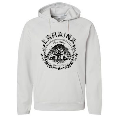 Lahaina Strong Support Lahaina Performance Fleece Hoodie