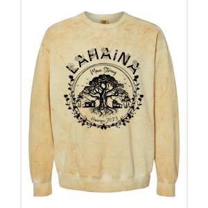 Lahaina Strong Support Lahaina Colorblast Crewneck Sweatshirt