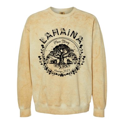 Lahaina Strong Support Lahaina Colorblast Crewneck Sweatshirt