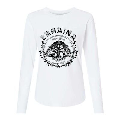 Lahaina Strong Support Lahaina Womens Cotton Relaxed Long Sleeve T-Shirt