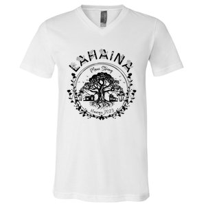 Lahaina Strong Support Lahaina V-Neck T-Shirt