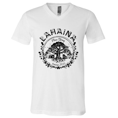 Lahaina Strong Support Lahaina V-Neck T-Shirt