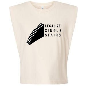 Legalize Single Stairs Garment-Dyed Women's Muscle Tee