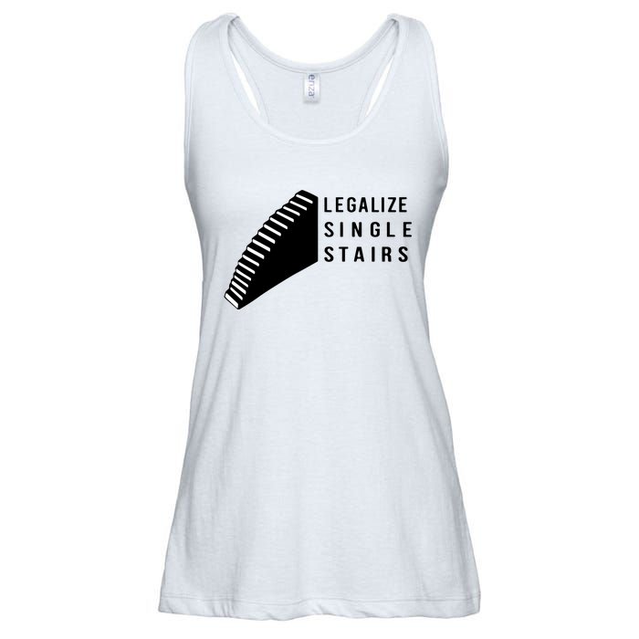 Legalize Single Stairs Ladies Essential Flowy Tank