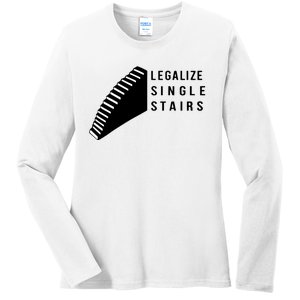 Legalize Single Stairs Ladies Long Sleeve Shirt