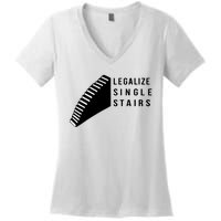 Legalize Single Stairs Women's V-Neck T-Shirt