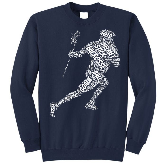 Lacrosse Sticks Sports & Fitness Cool Tall Sweatshirt