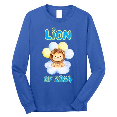 Lion Senior Student Class Of 2024 Happy Last Day Of School Gift Long Sleeve Shirt