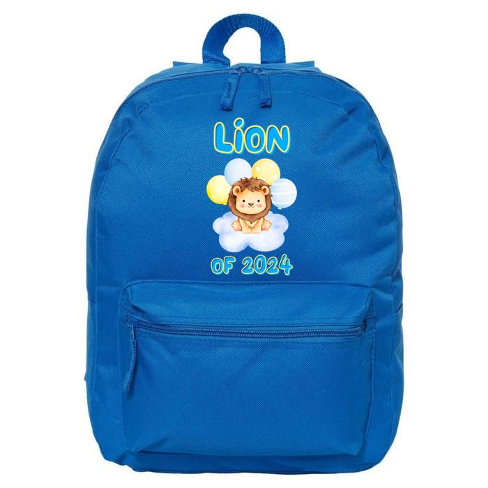 Lion Senior Student Class Of 2024 Happy Last Day Of School Gift 16 in Basic Backpack