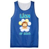 Lion Senior Student Class Of 2024 Happy Last Day Of School Gift Mesh Reversible Basketball Jersey Tank