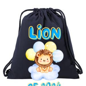 Lion Senior Student Class Of 2024 Happy Last Day Of School Gift Drawstring Bag