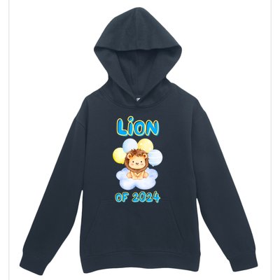 Lion Senior Student Class Of 2024 Happy Last Day Of School Gift Urban Pullover Hoodie