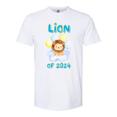 Lion Senior Student Class Of 2024 Happy Last Day Of School Gift Softstyle CVC T-Shirt