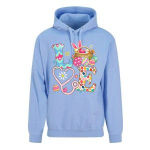 Love Stethoscope Scrub Life Nurse Bunny Easter Day Unisex Surf Hoodie