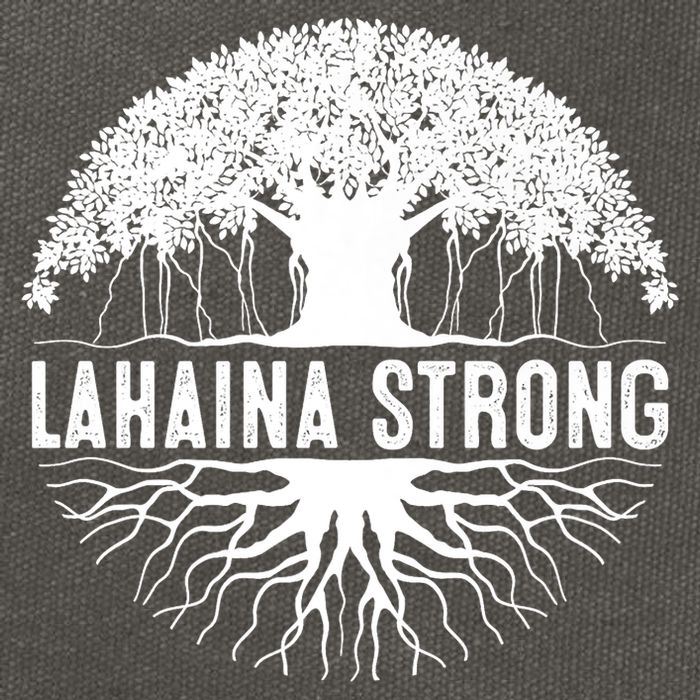 Lahaina Strong  Support Lahaina Cotton Canvas Backpack