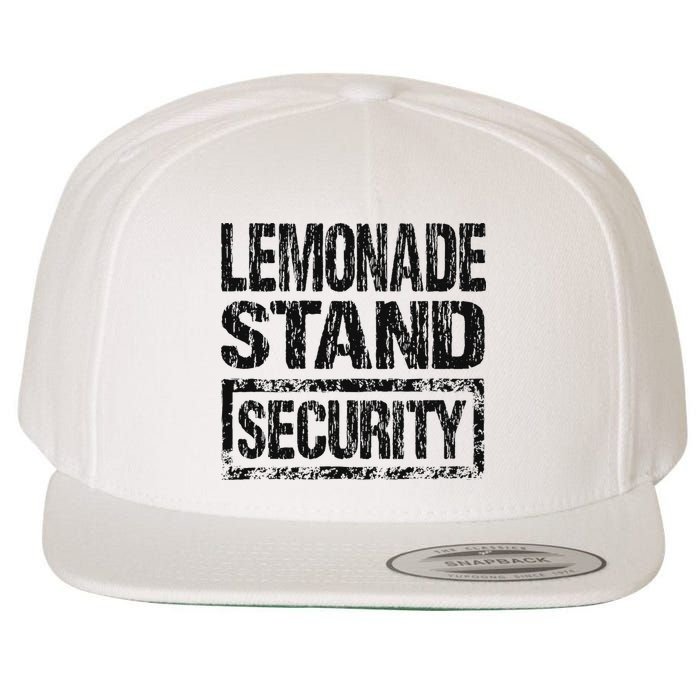 Lemonade Stand Security Costume Lemonade Stand Business Wool Snapback Cap