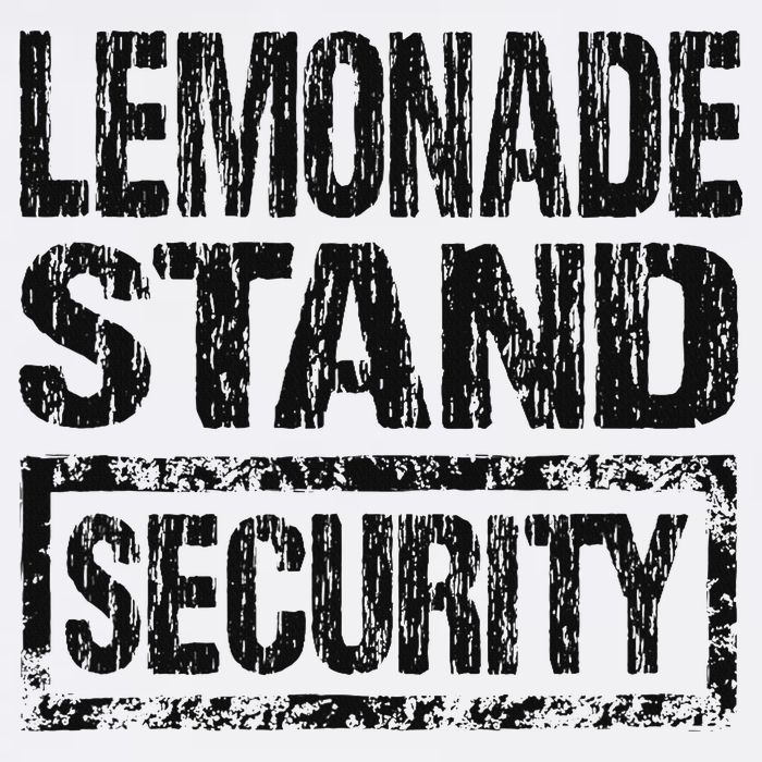 Lemonade Stand Security Costume Lemonade Stand Business Wool Snapback Cap