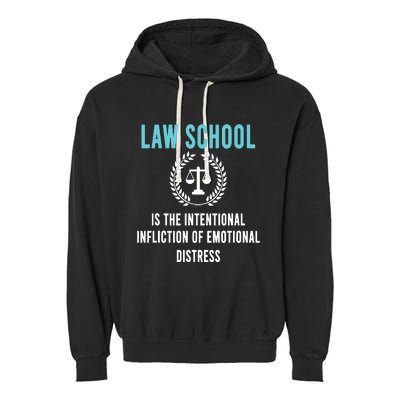 Law School Student Aspiring Future Attorney Lawyer Garment-Dyed Fleece Hoodie