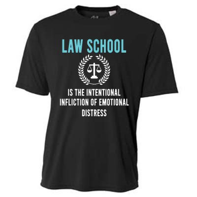 Law School Student Aspiring Future Attorney Lawyer Cooling Performance Crew T-Shirt