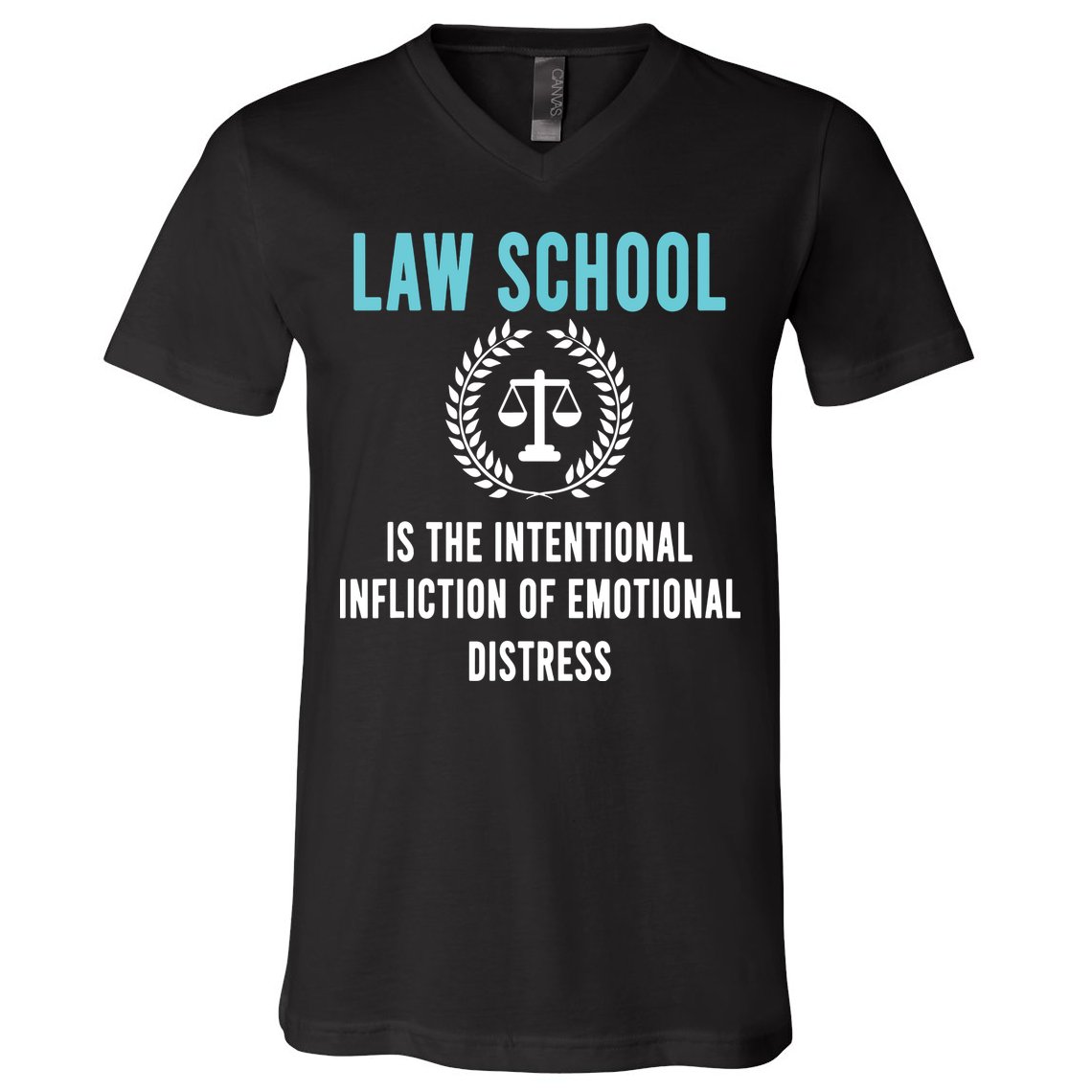Law School Student Aspiring Future Attorney Lawyer V-Neck T-Shirt