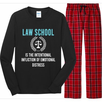 Law School Student Aspiring Future Attorney Lawyer Long Sleeve Pajama Set