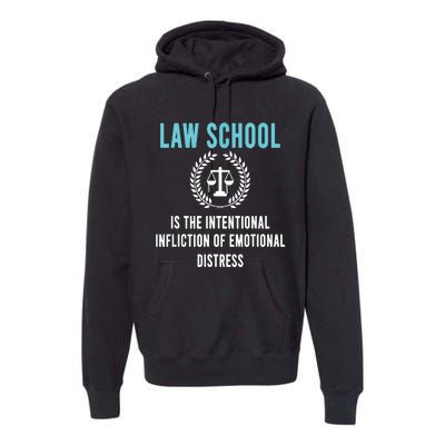 Law School Student Aspiring Future Attorney Lawyer Premium Hoodie