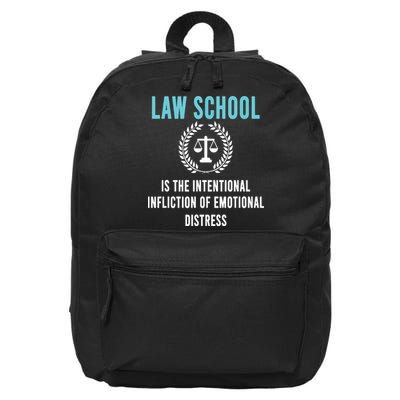 Law School Student Aspiring Future Attorney Lawyer 16 in Basic Backpack