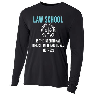 Law School Student Aspiring Future Attorney Lawyer Cooling Performance Long Sleeve Crew